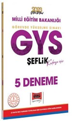 Yargı Yayınları 2023 Milli Eğitim Bakanlığı GYS Şeflik Kadrosu İçin 5 Deneme - 1