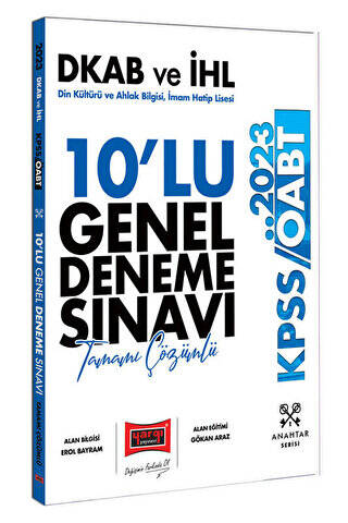 Yargı Yayınları 2023 ÖABT Din Kültürü ve Ahlak Bilgisi İmam Hatip Lisesi Dkab ve İHL Öğretmenliği Tamamı Çözümlü 10 Deneme - 1