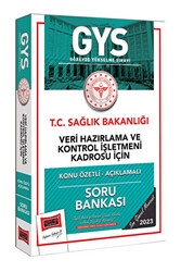 Yargı Yayınları 2023 Sağlık Bakanlığı Veri Hazırlama ve Kontrol İşletmeni Kadrosu İçin Konu Özetli Açıklamalı Soru Bankası - 1