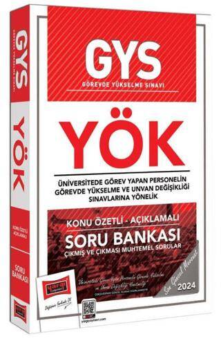 2024 YÖK Üniversitede Görev Yapan Personelin Görevde Yükselme ve Unvan Değişikliği Sınavlarına Yönelik Konu Özetli Açıklamalı Soru Bankası - 1