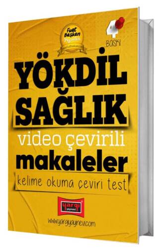 2025 YÖKDİL Sağlık Video Çevirili Makaleler - 1