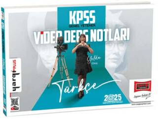 Yargı Yayınları 2025 KPSS Genel Yetenek Türkçe Video Ders Notları - 1