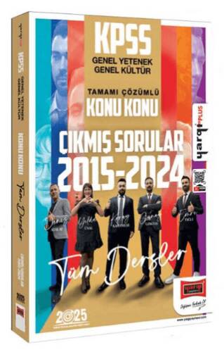 Yargı Yayınları 2025 KPSS GK-GY 2015-2024 Tamamı Çözümlü Konu Konu Çıkmış Sorular - 1