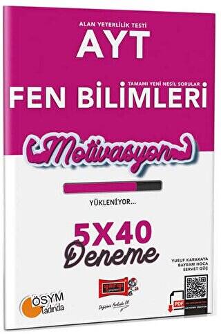 Yargı Yayınları AYT Fen Bilimleri 5x40 Deneme - 1