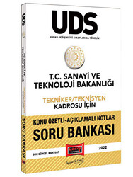 Yargı Yayınları UDS T.C. Sanayi ve Teknoloji Bakanlığı Tekniker-Teknilsyen Kadrosu İçin Unvan Değişikliği Sınavına Yönelik Konu Özetli Açıklamalı Soru Bankası - 1