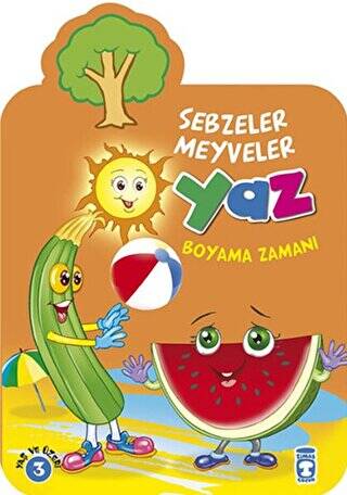 Yaz Boyama Zamanı - Sebzeler Meyveler - 1