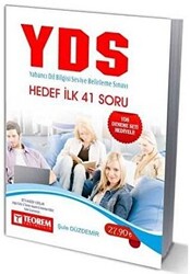 YDS İlk 41 Soru YDS Deneme Seti Hediyeli - 1