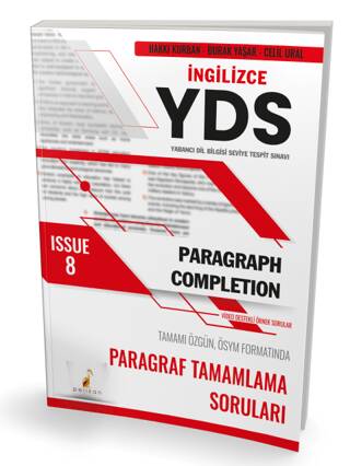 YDS İngilizce Paragraph Completion Issue 8 - 1