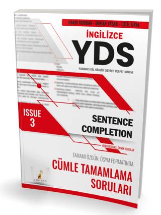 YDS İngilizce Sentence Completion Issue 3 - 1