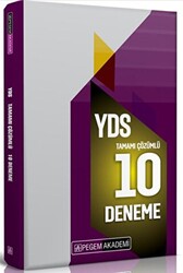 YDS Tamamı Çözümlü 10 Deneme - 1