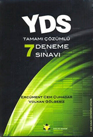 YDS Tamamı Çözümlü 7 Deneme Sınavı - 1