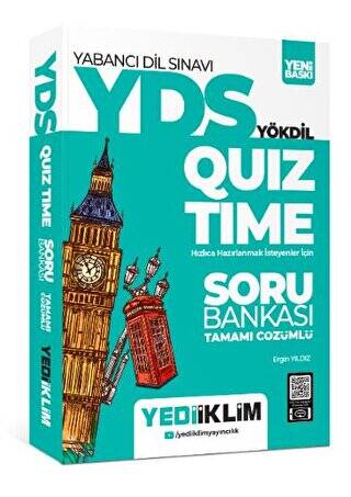 YDS - YÖKDİL Quiz Time Tamamı Çözümlü Soru Bankası - 1