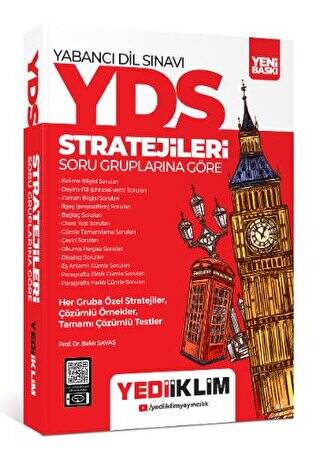 YDS - YÖKDİL Stratejileri Soru Gruplarına Göre Konu Anlatımlı Soru Bankası - 1