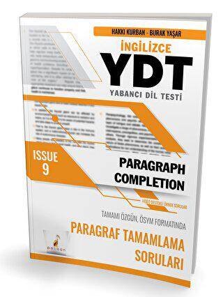 YDT İngilizce Paragraph Completion Issue 9 - 1