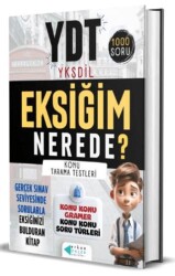 YDT - YKSDİL Eksiğim Nerede Soru Bankası - 1