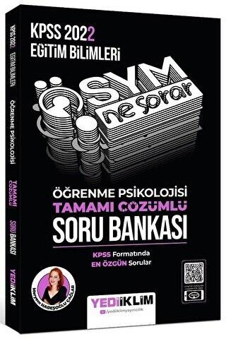 Yediiklim Yayınları 2022 KPSS Eğitim Bilimleri ÖSYM Ne Sorar Öğrenme Psikolojisi Tamamı Çözümlü Soru Bankası - 1