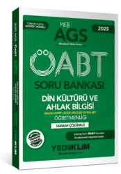 Yediiklim Yayınları 2025 MEB AGS ÖABT Din Kültürü ve Ahlak Bilgisi Öğretmenliği Tamamı Çözümlü Soru Bankası - 1