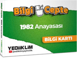 Yediiklim Yayınları Bilgi Cepte 1982 Anayasası Bilgi Kartı Soru-Cevap - 1