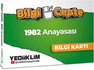 Yediiklim Yayınları Bilgi Cepte 1982 Anayasası Bilgi Kartı Soru-Cevap - 1