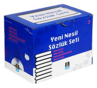 Yeni Nesil Sözlük Seti, Türkçe-İngilizce-Atasözleri ve Yazım Klavuzu 4 Kitap Kutulu, Biala Kapak - 1