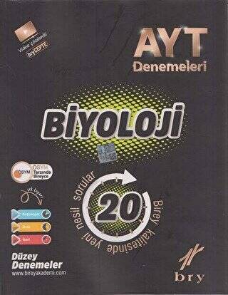 YKS AYT Biyoloji 20`li Deneme Video Çözümlü Birey Yayınları - 1