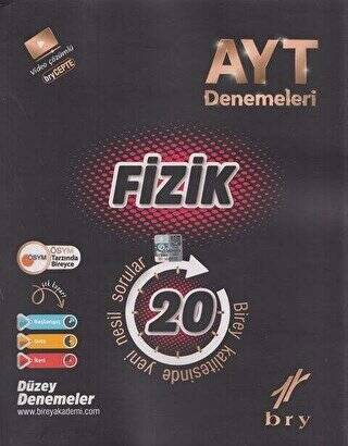 YKS AYT Fizik 20`li Deneme Video Çözümlü Birey Yayınları - 1