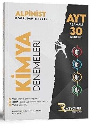 YKS AYT Kimya Alpinist Aşamalı 30 Deneme - 1