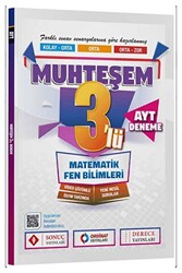 YKS AYT Matematik Fen Bilimleri Muhteşem 3 Deneme - 1