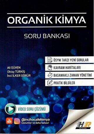 YKS AYT Organik Kimya Soru Bankası Video Çözümlü - 1