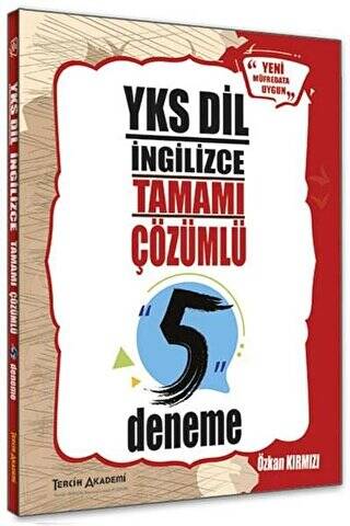 YKS - DIL İngilizce Çözümlü 5 Deneme - 1