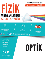 YKS TYT AYT Üniversite Hazırlık Fizik Optik Konu Anlatımlı Soru Bankası - 1