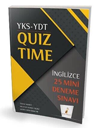 YKS-YDT İngilizce Quiz Time 25 Mini Deneme Sınavı - 1