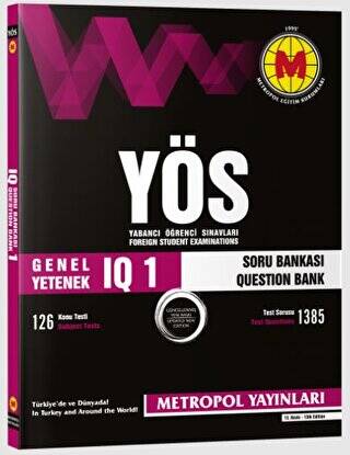 YÖS Genel Yetenek Iq Soru Bankası - 1 - 1