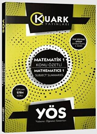 YÖS Matematik 1 Konu Özetli - 1