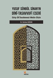 Yusuf Sünbül Sinan`ın Dini-Tasavvufi Eseri - 1