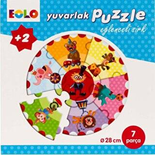 Yuvarlak Puzzle - Eğlenceli Sirk - 1