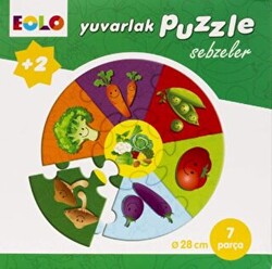 Yuvarlak Puzzle - Sebzeler - 1