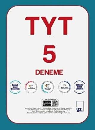 YZ YKS TYT 5 Deneme Sınavı Video Çözümlü - 1