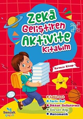 Zeka Geliştiren Aktivite Kitabım - Kırmızı Kitap - 1