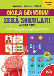 Zeka Soruları Çalışma Kitabı - Okula Gidiyorum - 1