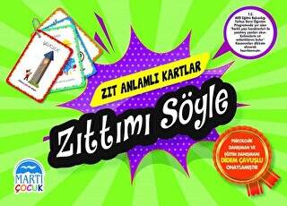 Zıt Anlamlı Kartlar - Zıttımı Söyle - 1