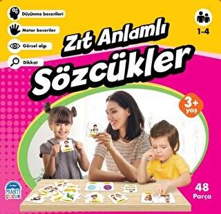 Zıt Anlamlı Sözcükler - Eğitici Yapboz - 1